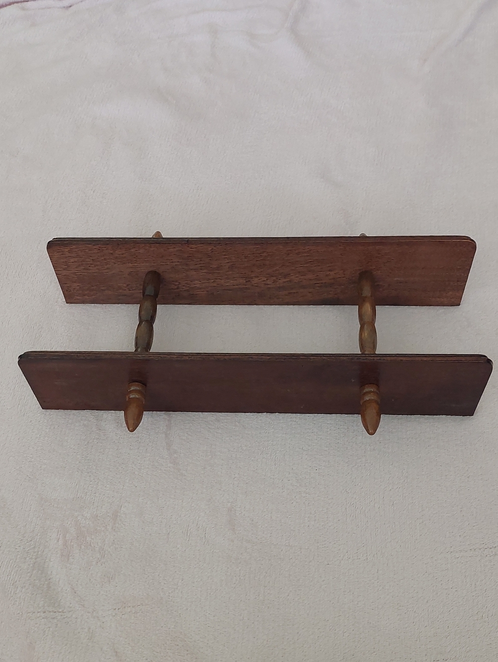 Solid Wood Two-Tier Wall Shelf/Rack NIB - Picture 5 of 10